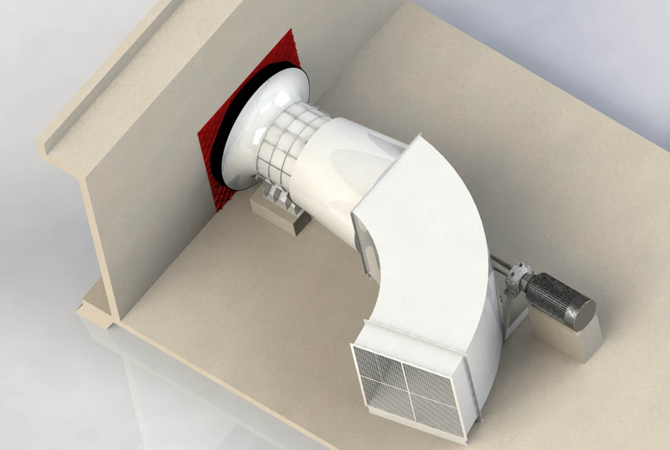 Maya mine ventilationFans Image